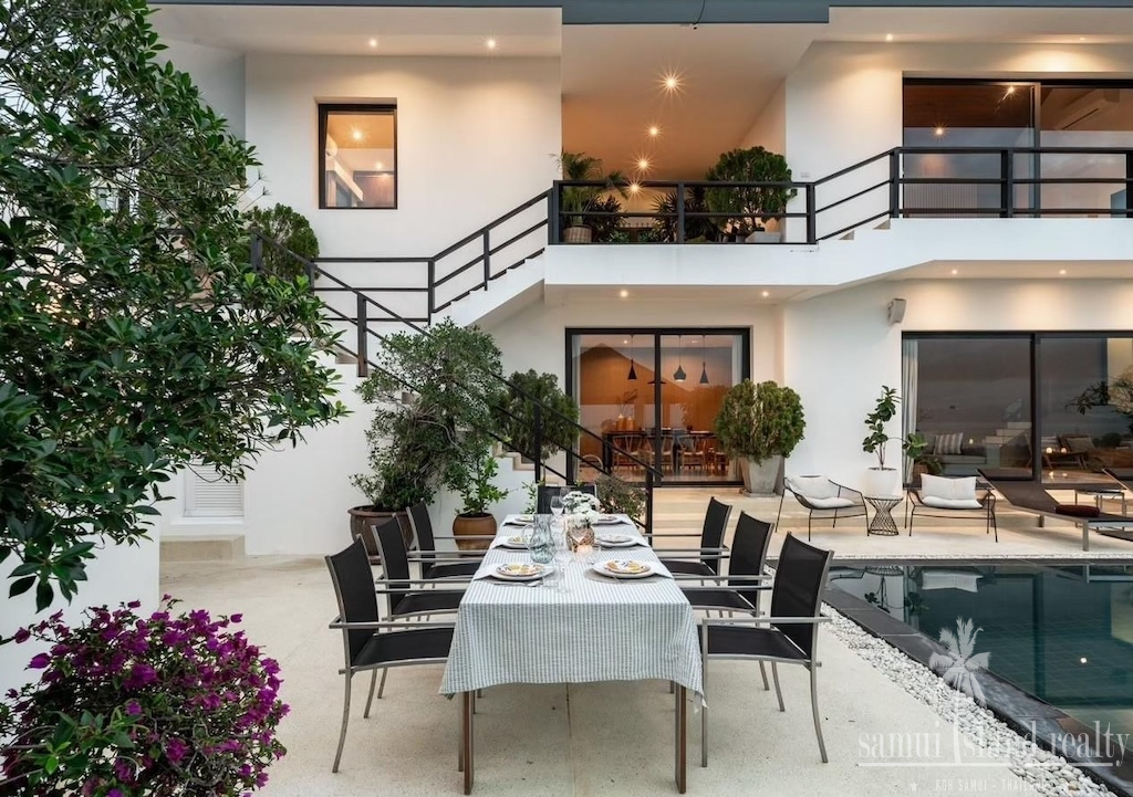 Koh Samui Ocean View Property Outdoor Dining