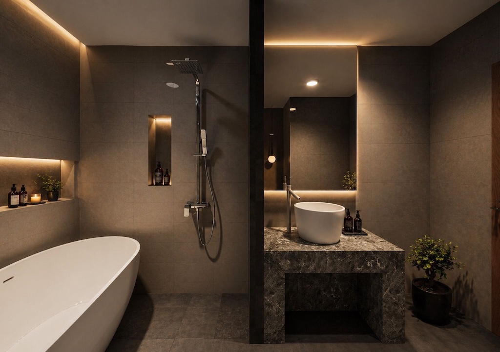 Maenam Soi 1 Villas For Sale Bathroom