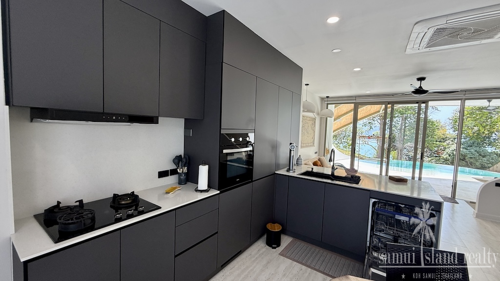 Plai Laem Sea View Villa Kitchen