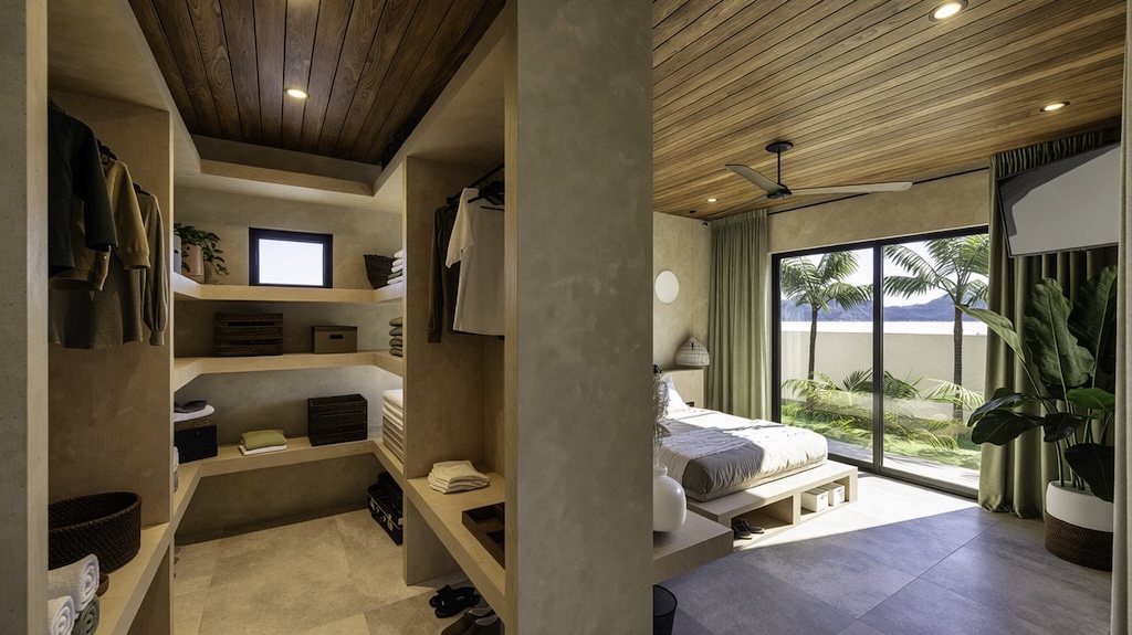 Verdant Koh Samui villas Wardrobe