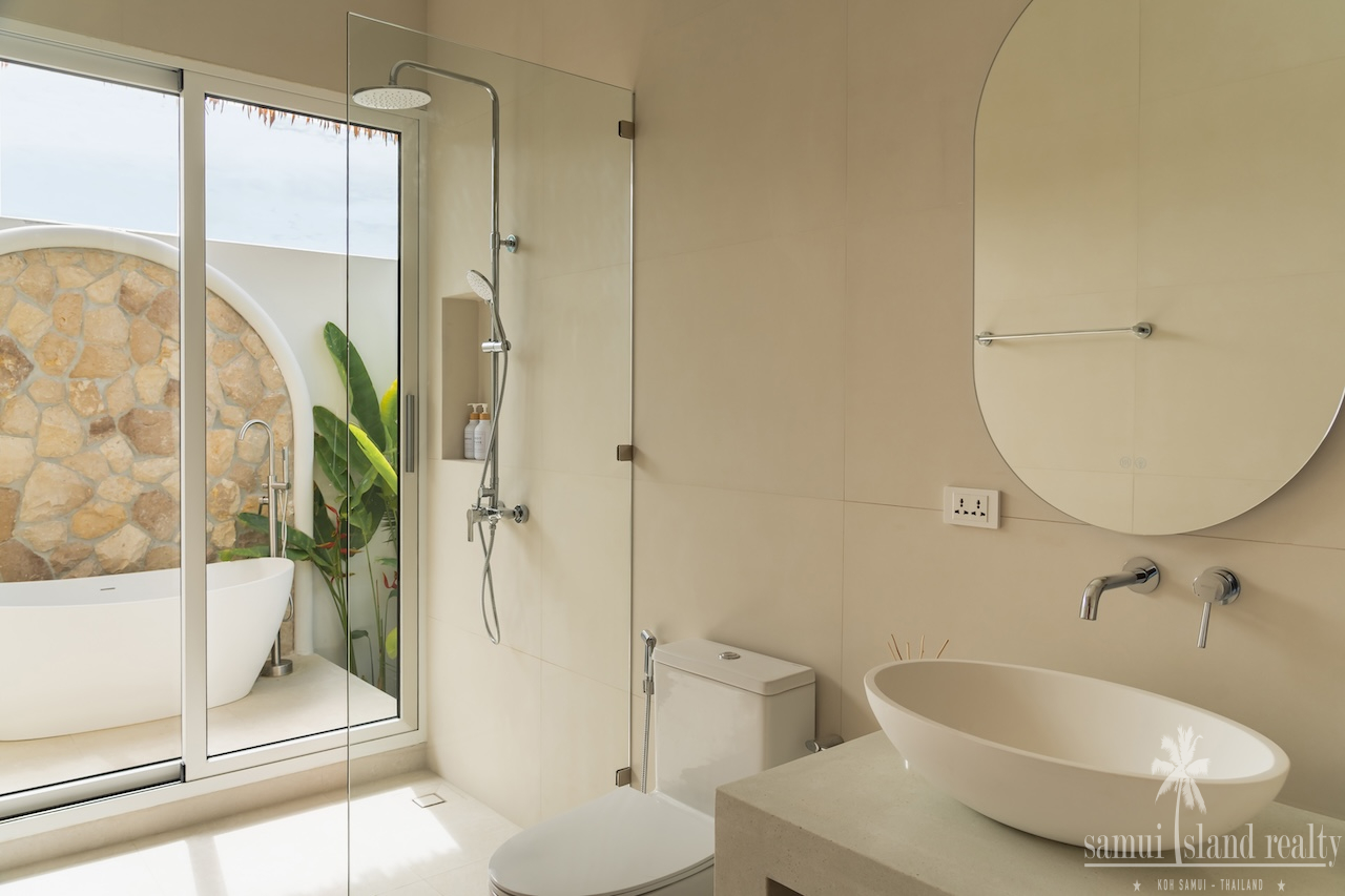 3-Bed Residences At Thara Tropical Villas Bathroom