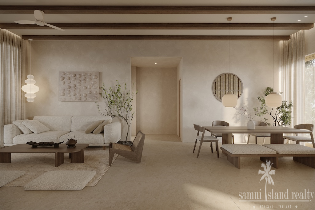 4-Bed Villas At Green View Valley Living Area
