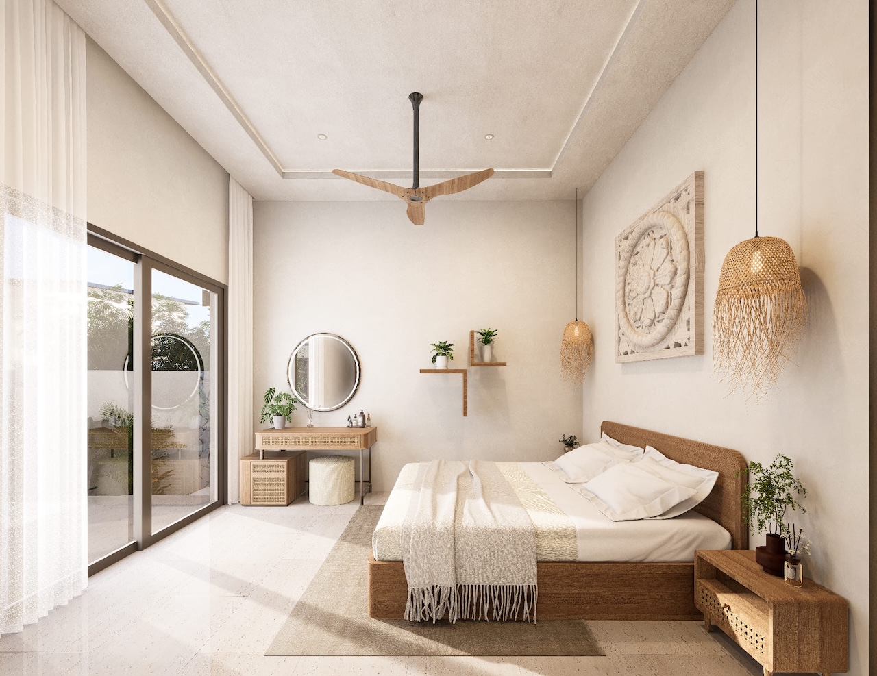 Baan Dao Lamai Beach Bedroom
