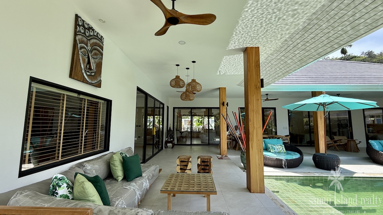 Koh Samui Lamai Property Covered Terrace