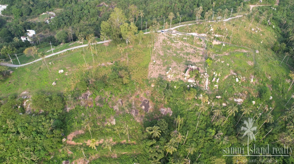 Koh Samui Sea View Land Lipa Noi Aerial