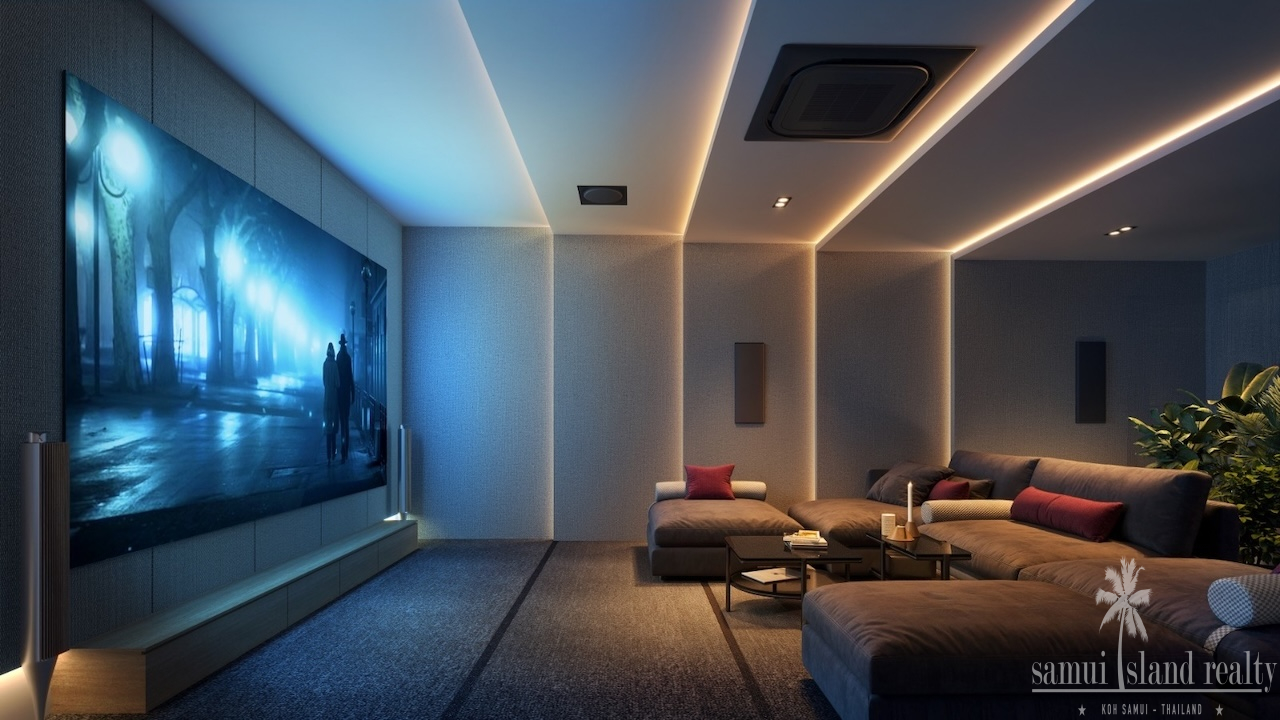Koh Samui Sea View Property In Choeng Mon Cinema
