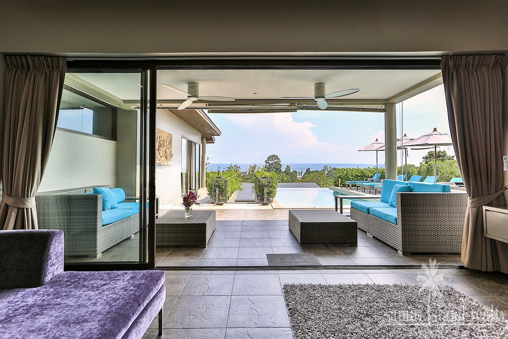 Lamai 4-Bed Pool Villa For Sale Lounge view
