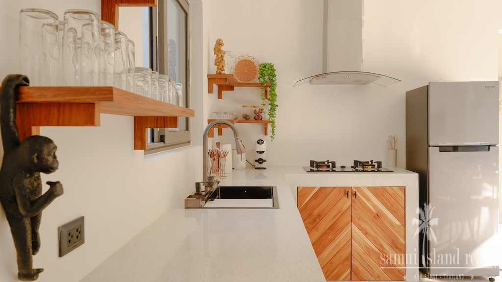 Maenam 3-Bed Pool Villa kitchen