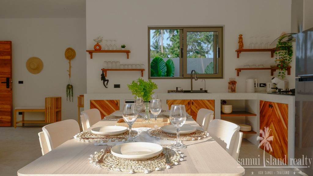 Maenam 3-Bed Pool Villa Dining
