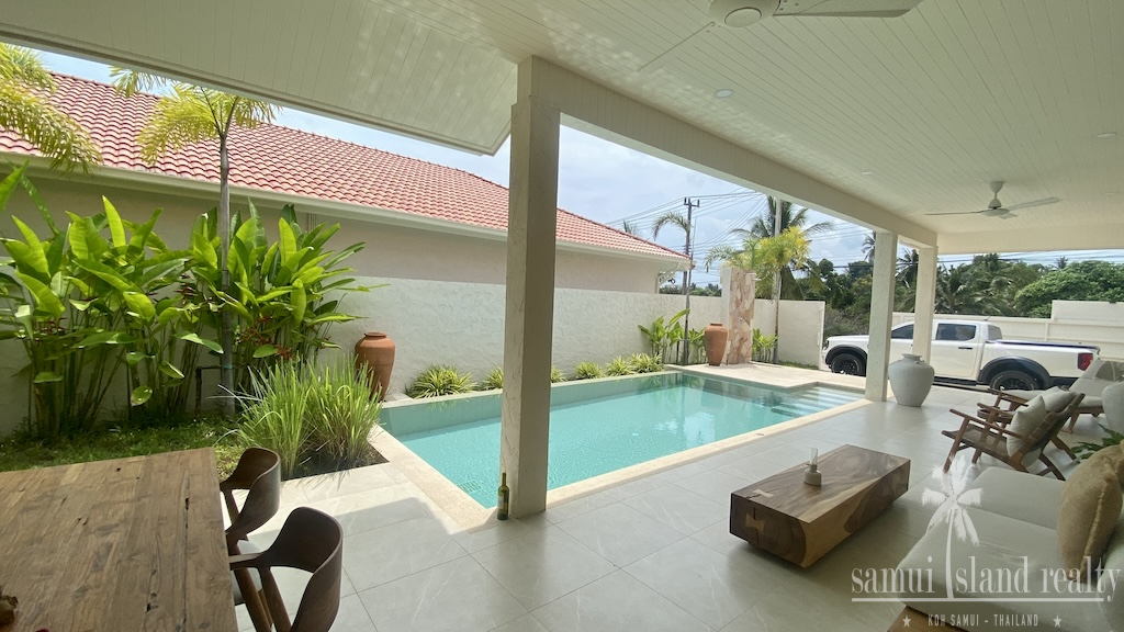 Maenam Two-Bed Villa Covered Terrace