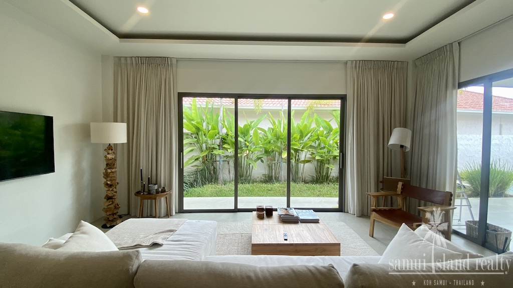 Maenam Two Bed Villa Lounge