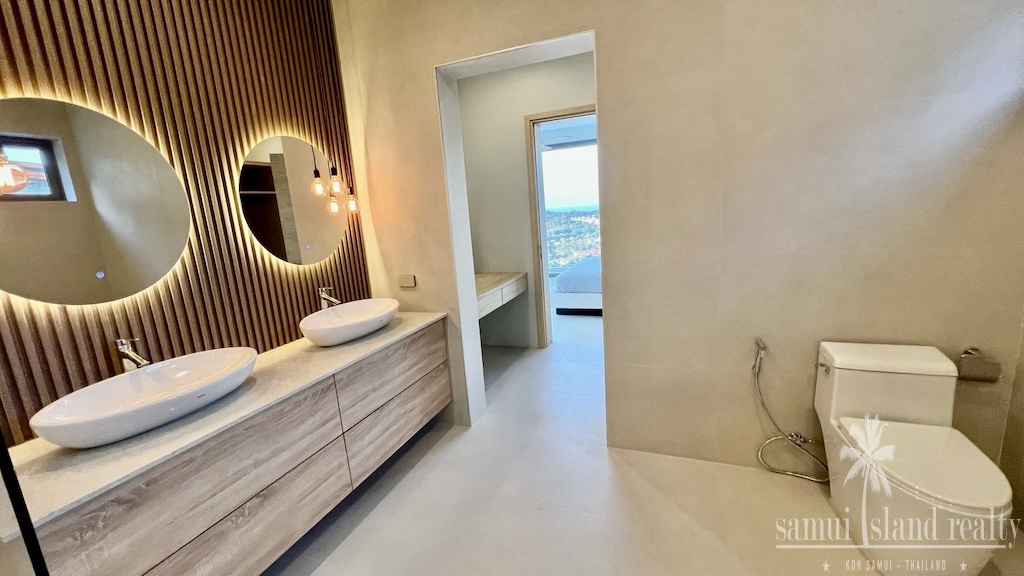 Modern Sea View Villa For Sale In Plai Laem Bathroom