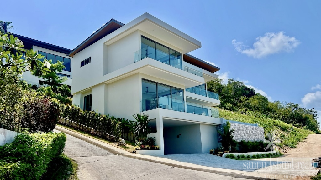 Modern Sea View Villa For Sale In Plai Laem Exterior