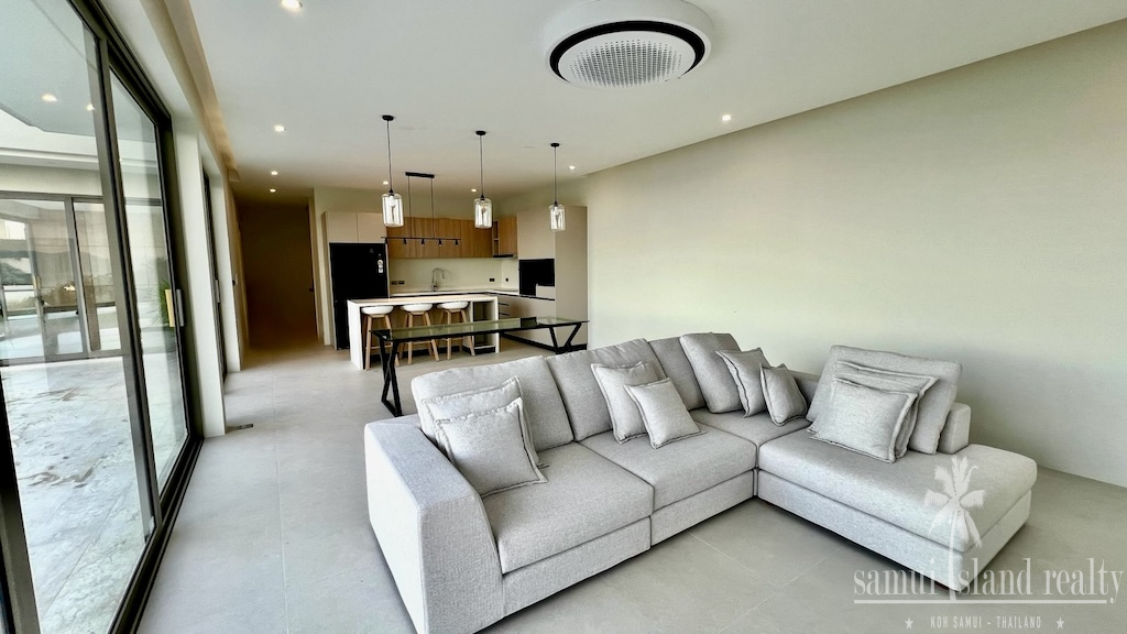 Modern Sea View Villa For Sale In Plai Laem Lounge
