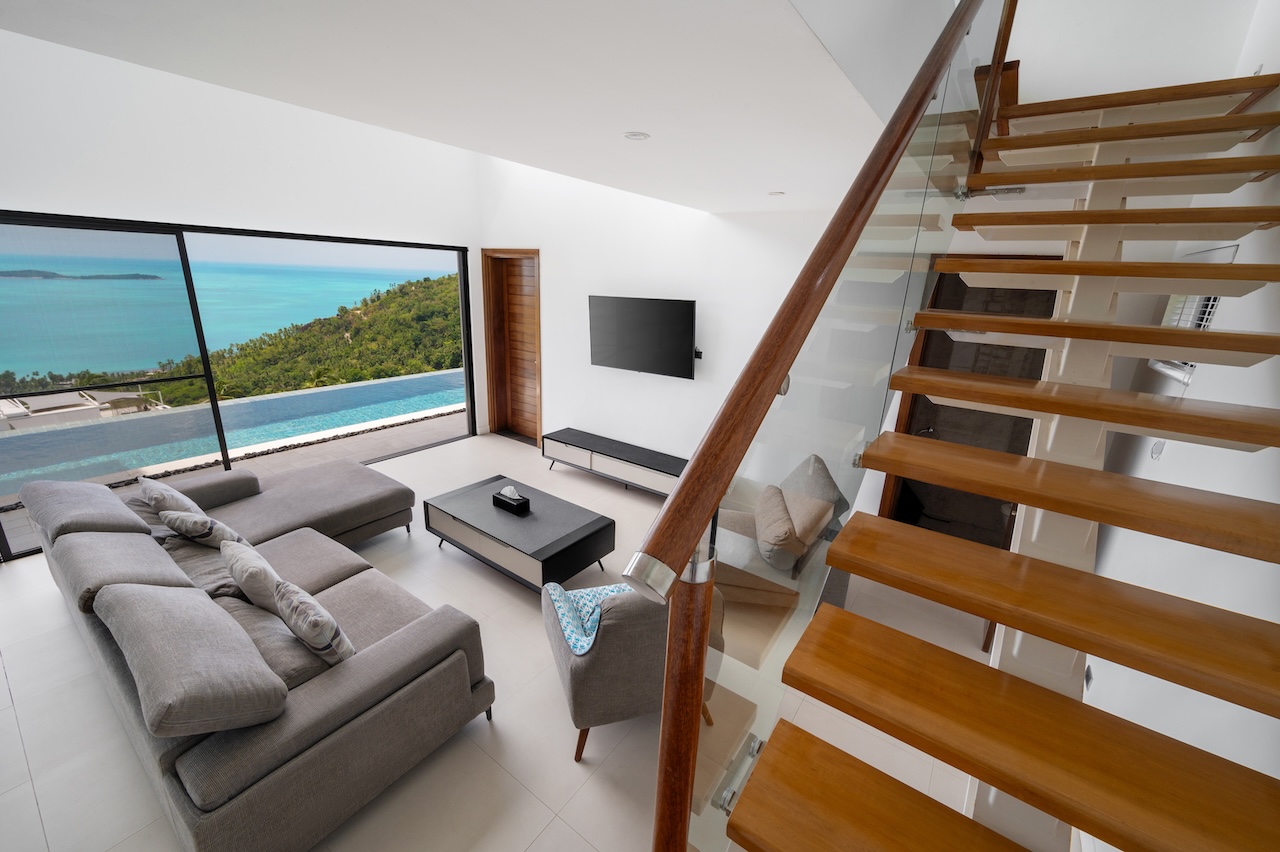 Saitara Peak Villa For Sale Stairs
