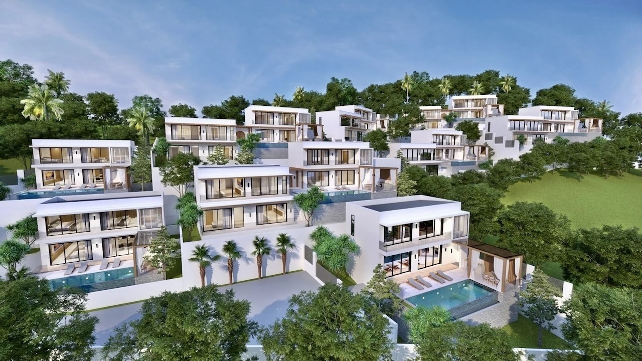 Sea View Villas At Tesoro Valley Site Render
