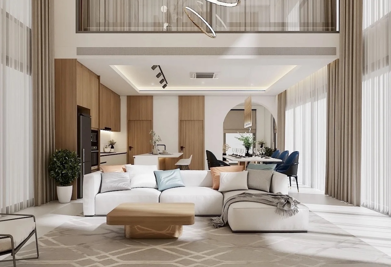 Sea View Villas At Tesoro Valley Living Area