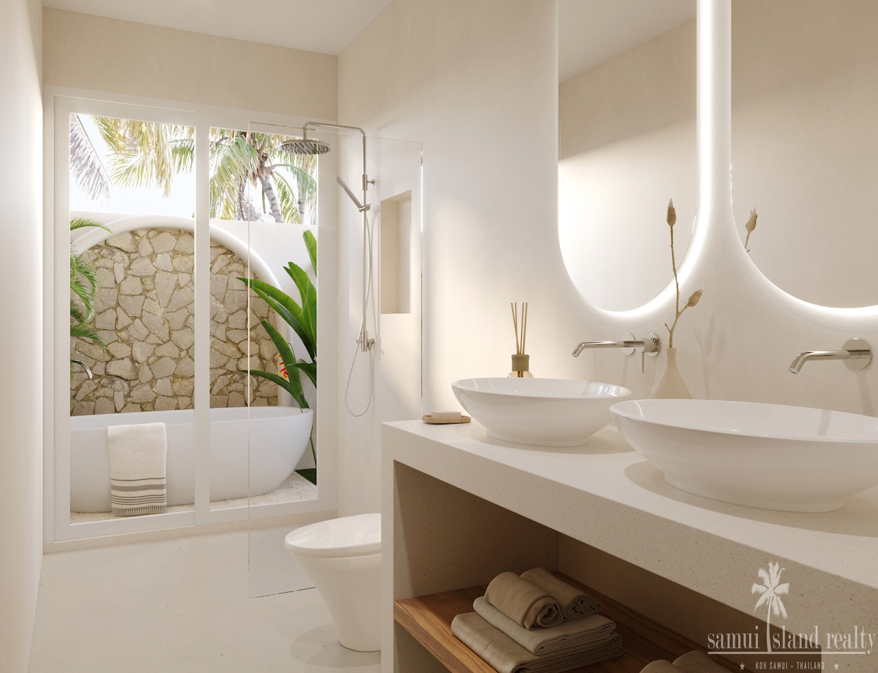 Thara Tropical Villas Bathroom