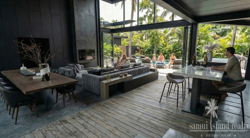 The Signature Residence Koh Samui Living Area