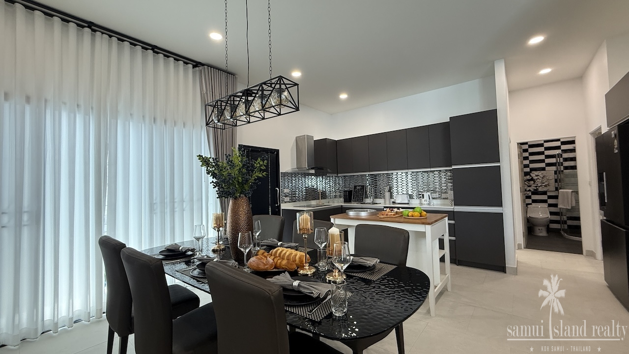 3-Bedroom Pool Villa Choeng Mon Kitchen