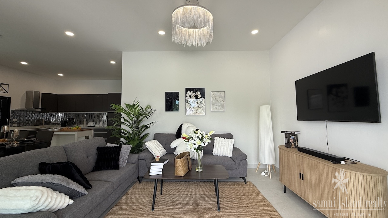 3-Bedroom Pool Villa Choeng Mon Living Room 2