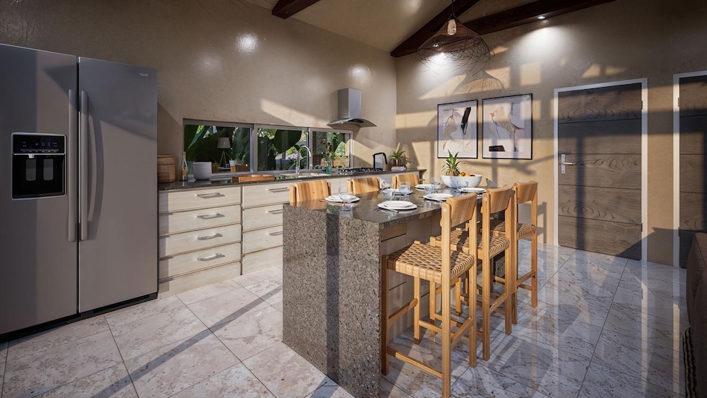 Baan Dao Residence Maenam Kitchen