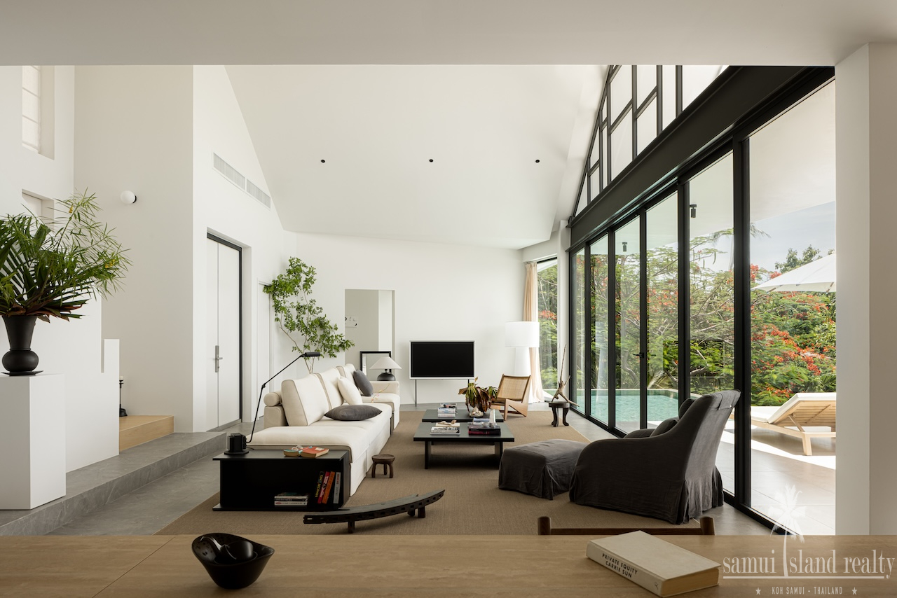 Bang Po Sea View Villa Bang Po Sea View Villa Living Space