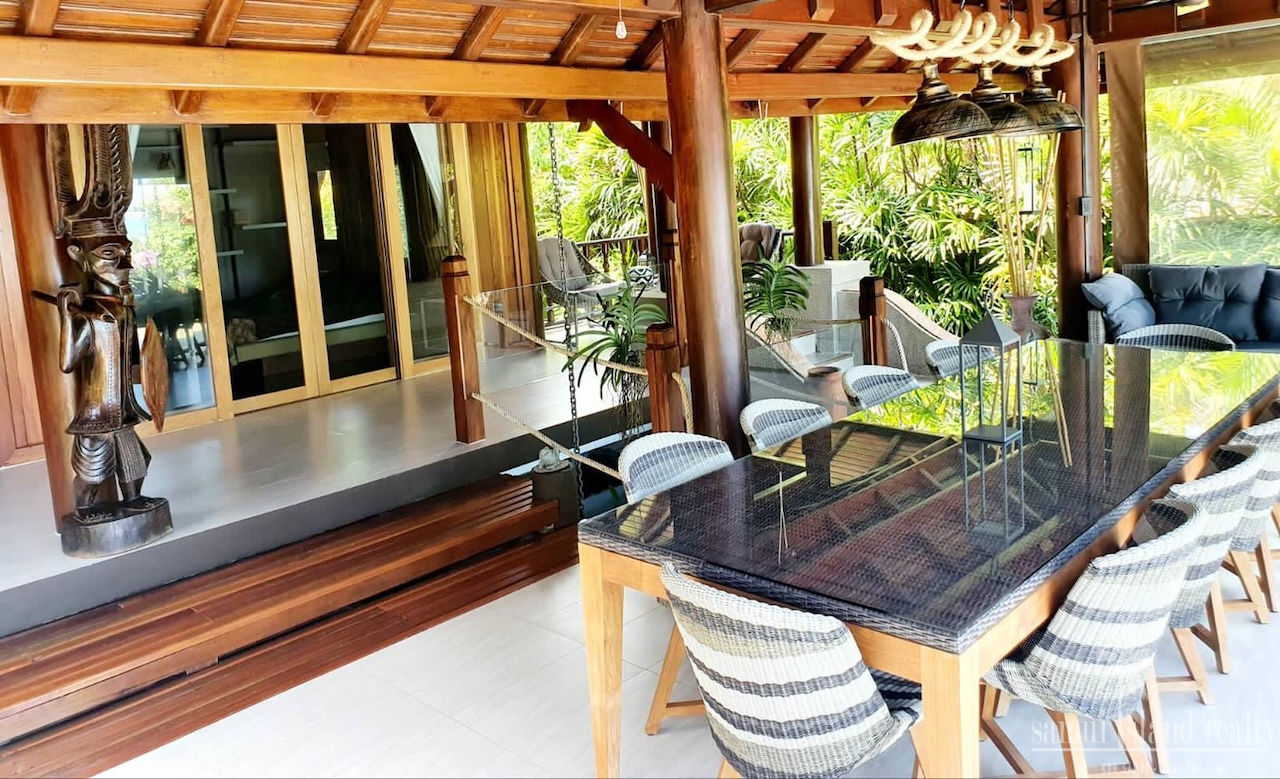 Beachfront Property For Sale In Koh Samui Dining