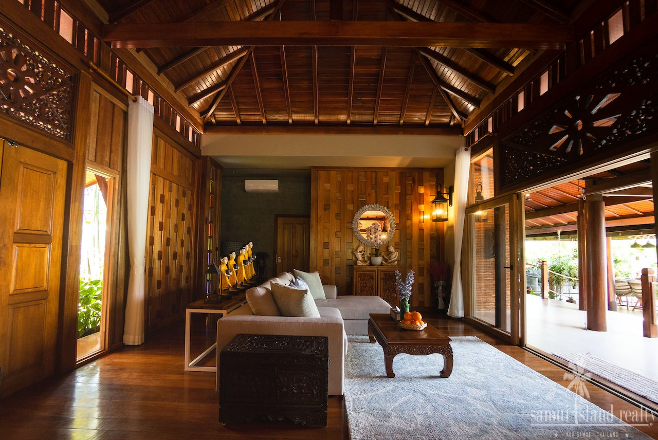 Beachfront Property For Sale In Koh Samui Lounge