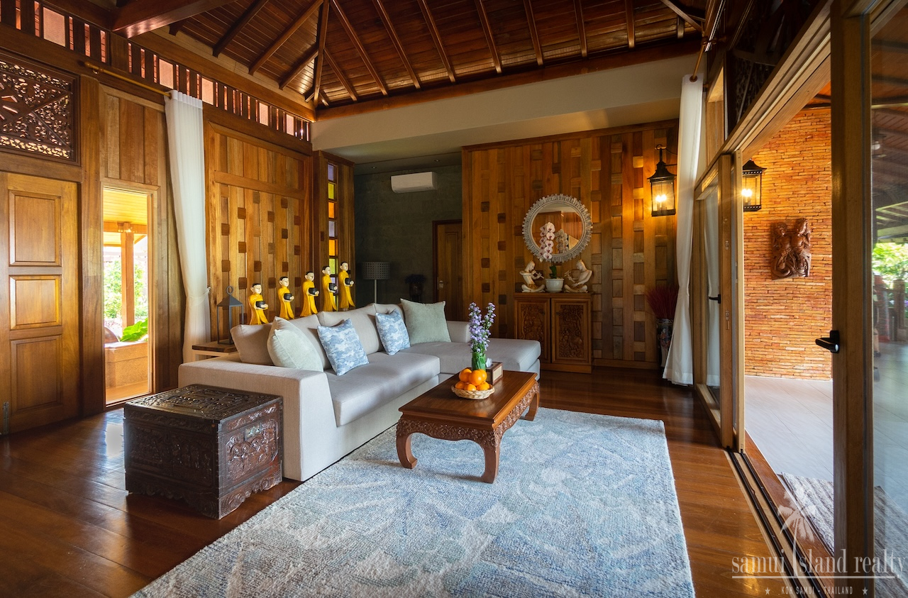 Beachfront Property For Sale In Koh Samui Lounge