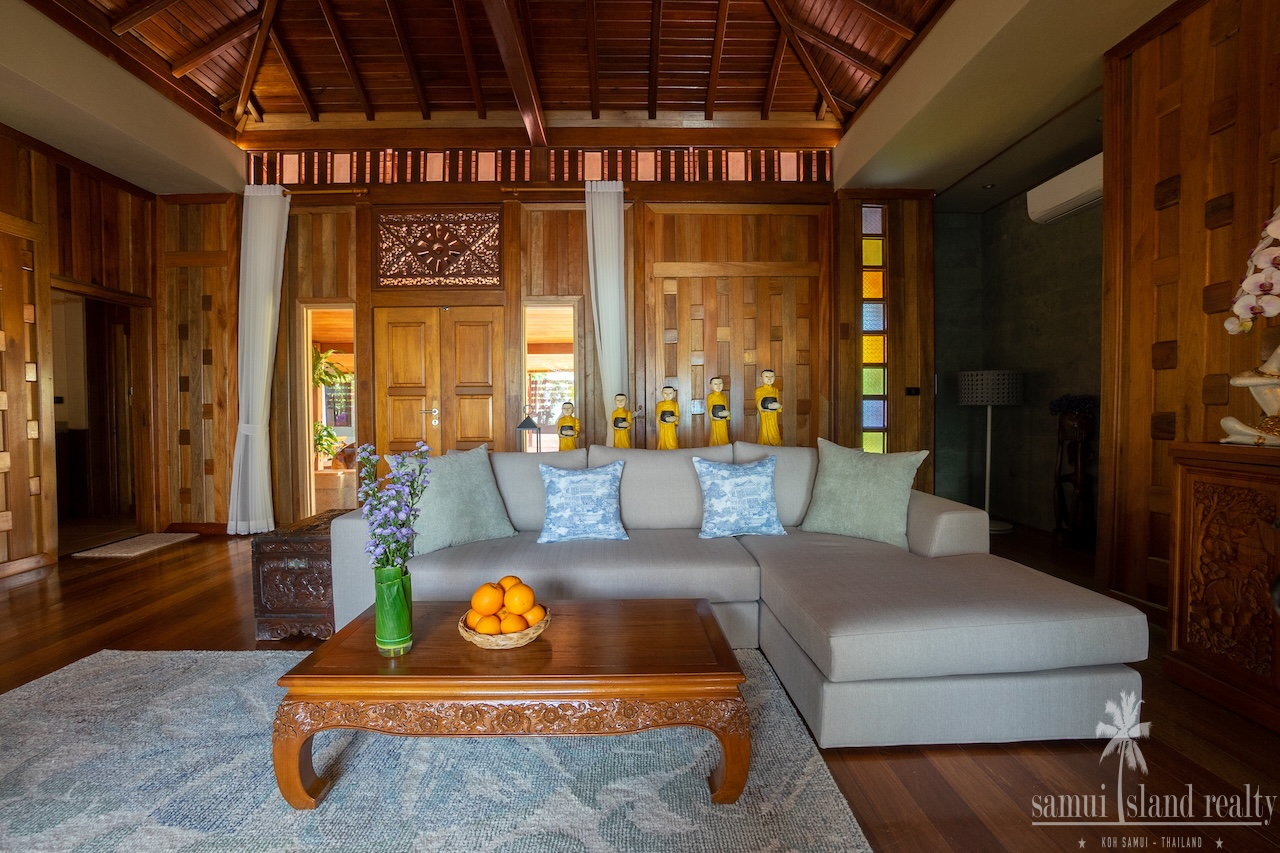 Beachfront Property For Sale In Koh Samui Lounge