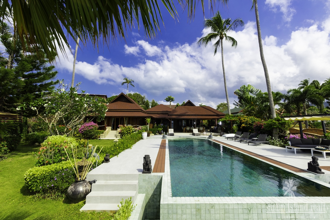 Beachfront Property For Sale In Koh Samui Poolside Terrace
