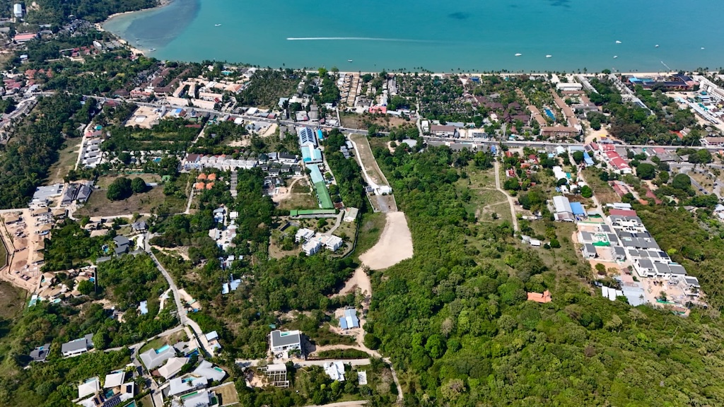 Bophut Development Land With Sea Views Aerial