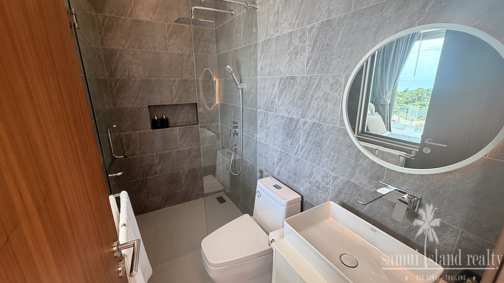 Chaweng Noi Modern Sea View Villa Bathroom