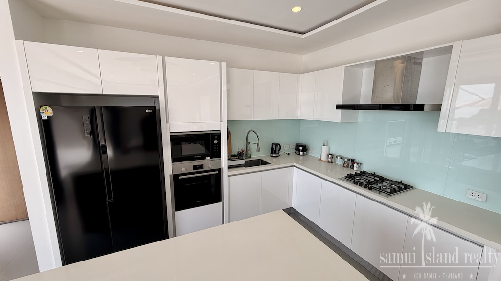 Chaweng Noi Modern Sea View Villa Kitchen