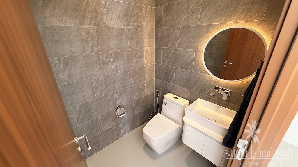 Chaweng Noi Modern Sea View Villa Guest Bathroom
