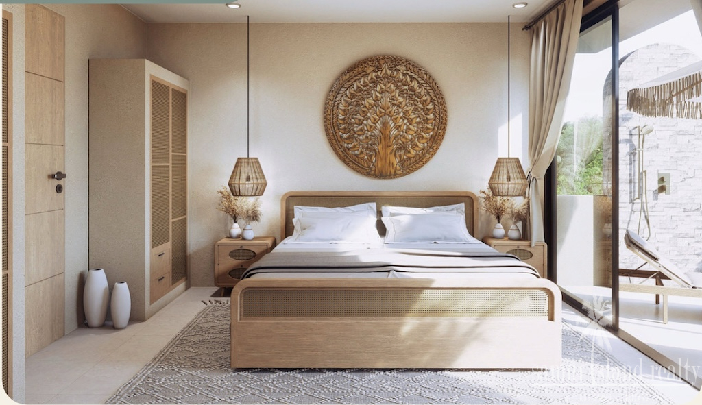Eden Rise Lamai Villas Bedroom