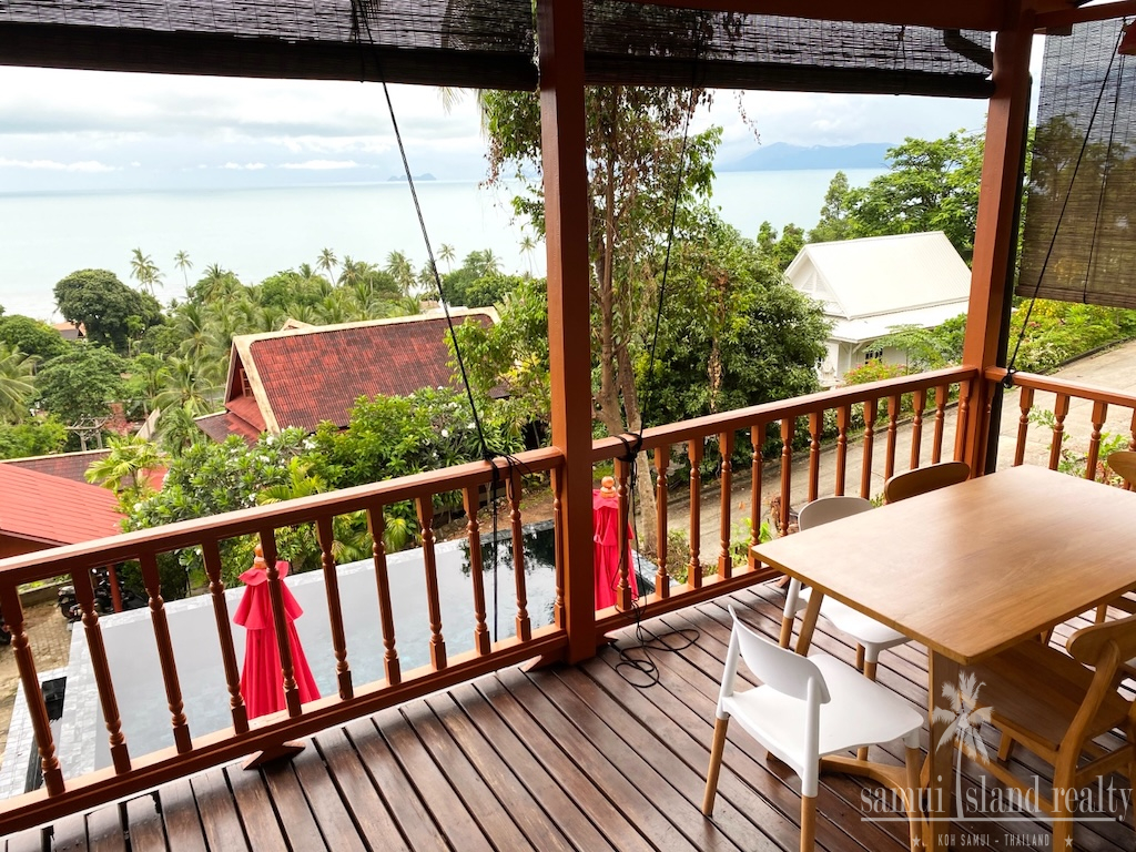 Hillside Property In Bang Po Balcony