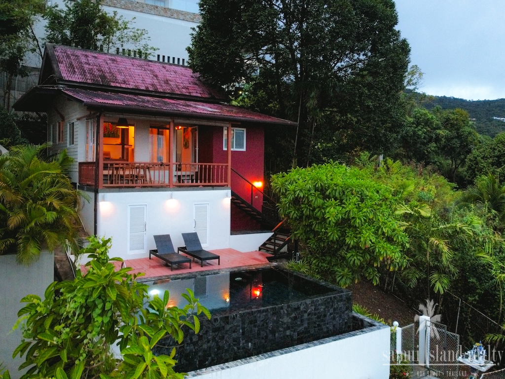 Hillside Property In Bang Po Exterior Night