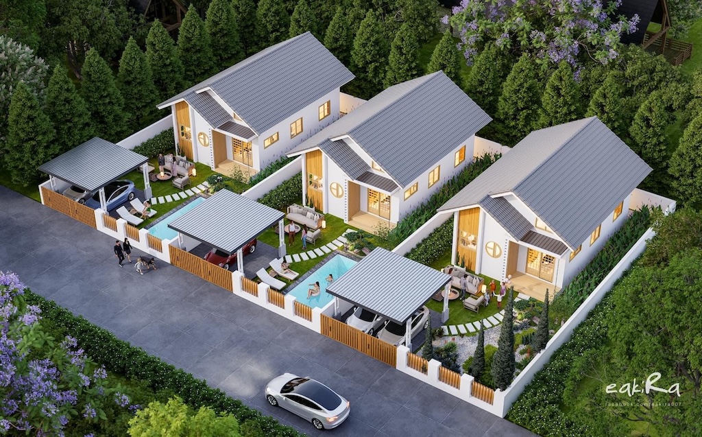 Lamai 2-Bed Villas Render