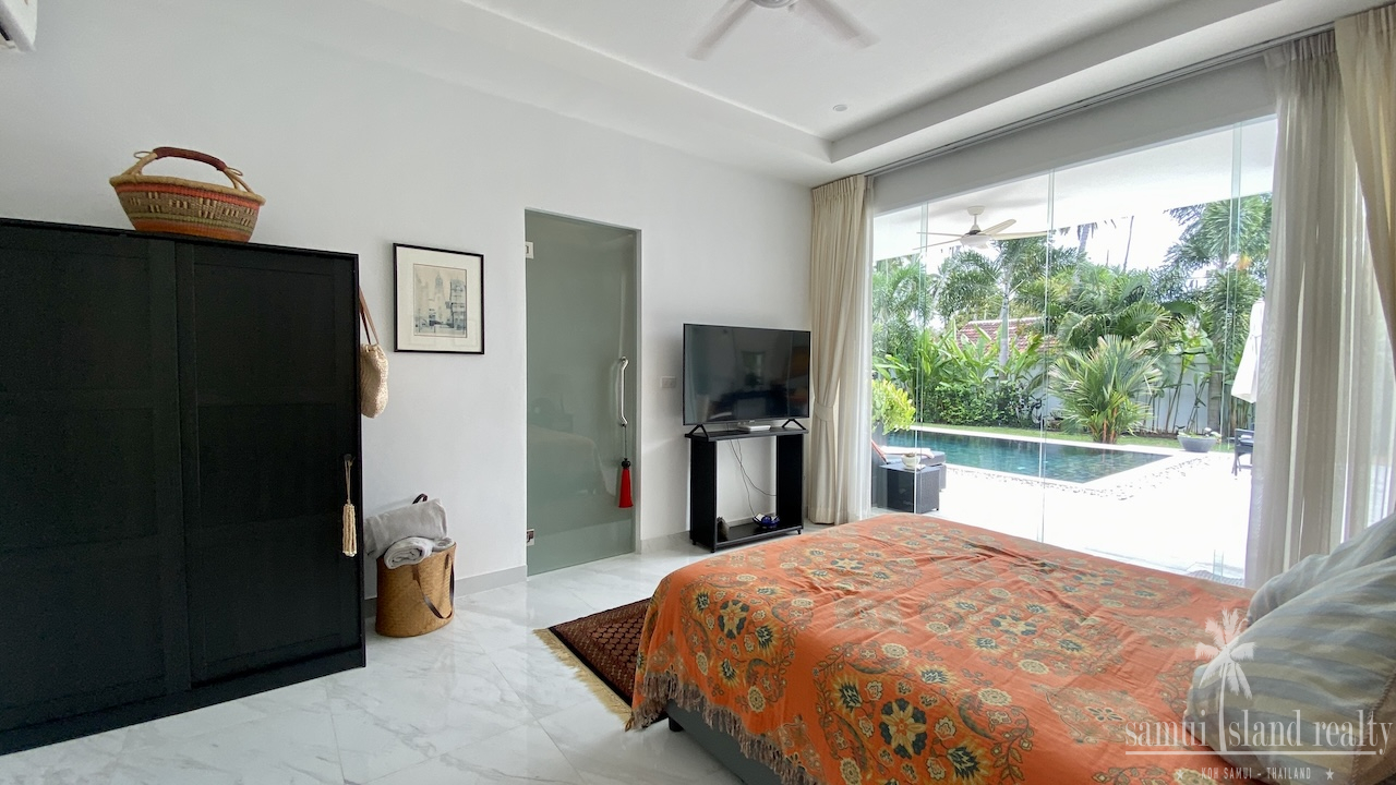 Maenam Modern Pool Villa Maenam Modern Pool Villa Bedroom View