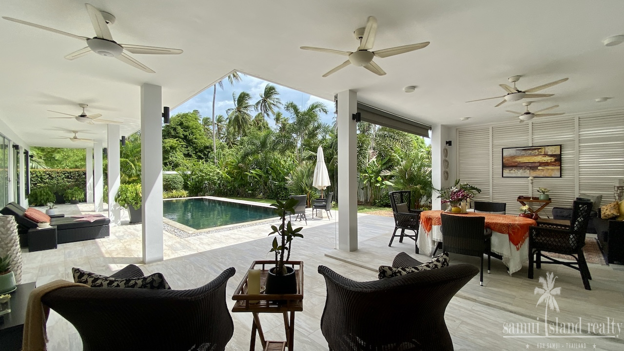 Maenam Modern Pool Villa Maenam Modern Pool Villa Covered Terrace