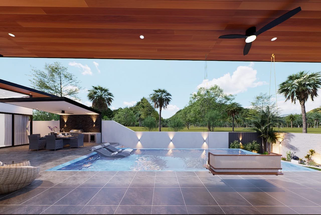 Maenam Villa Project Covered Terrace