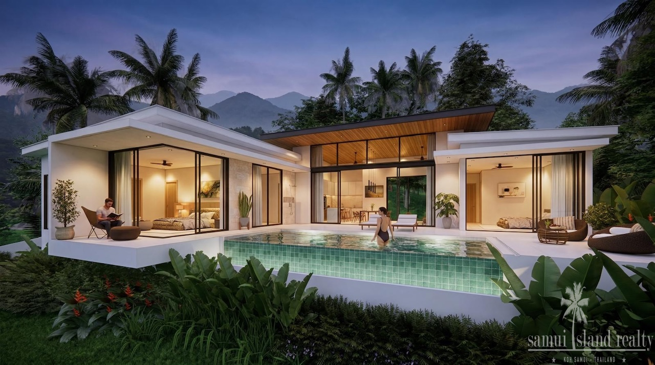 Sawasdee Villas Night Render