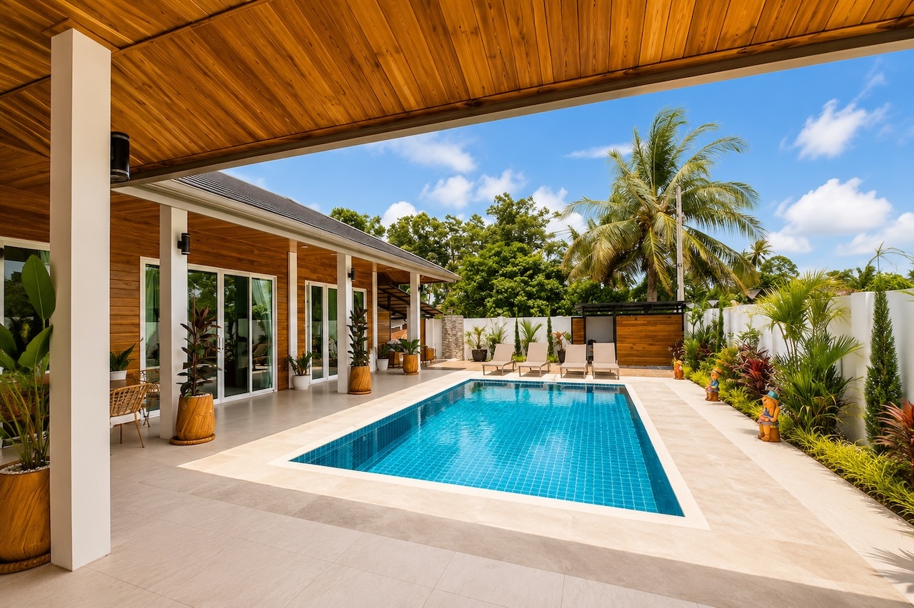 Chaweng 3-Bed Villa For Sale Swimming Pool