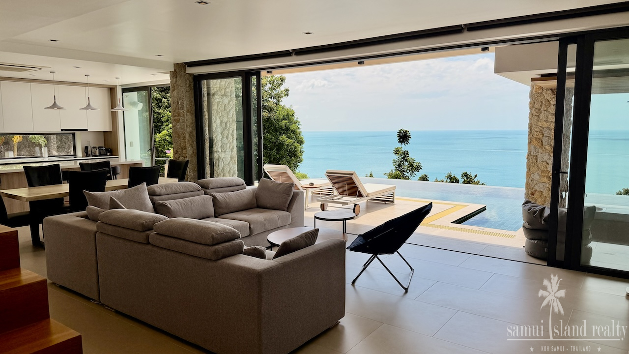 Chaweng Noi Sea View Property Chaweng Noi Sea View Property Living Area