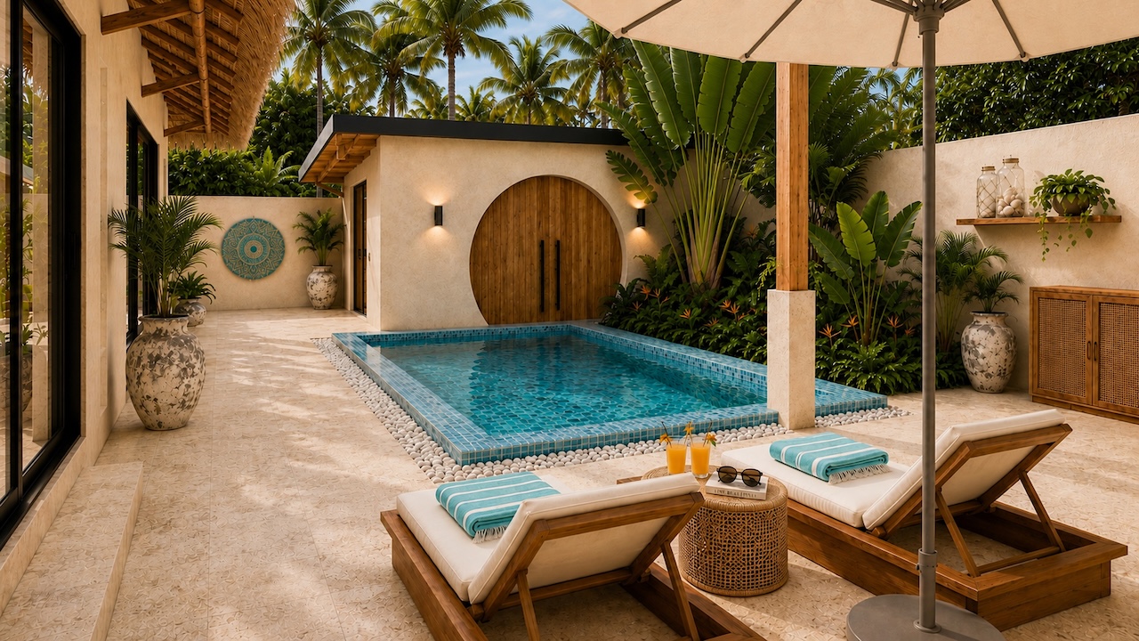 Eden Beach Villas Swimming Pool