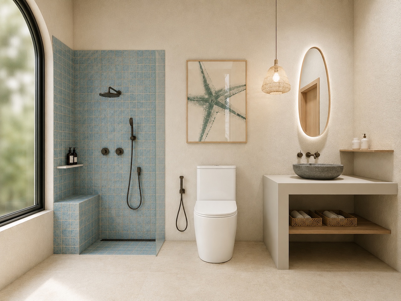Eden Beach Villas Bathroom