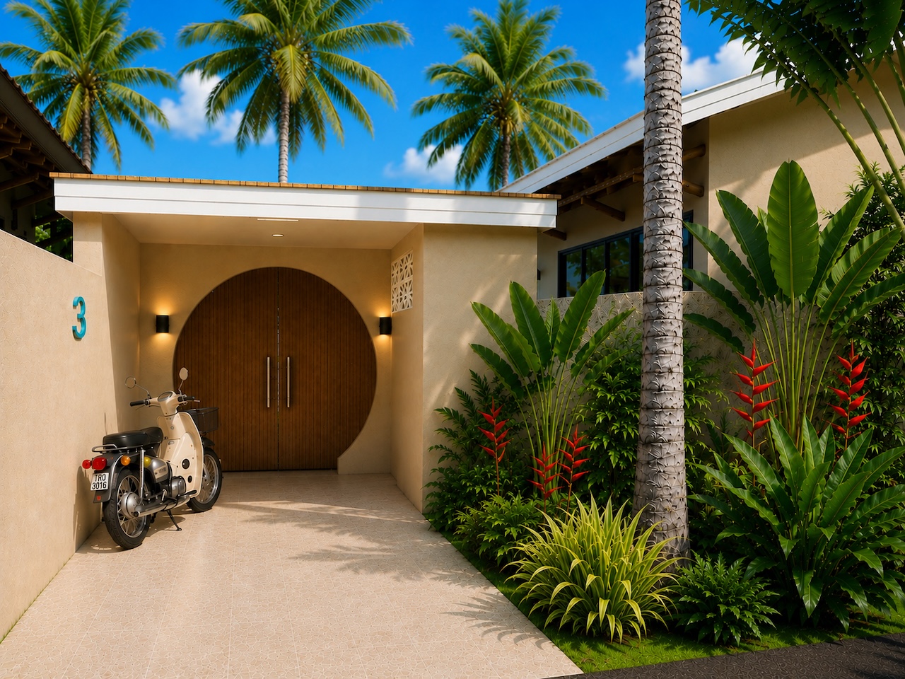 Eden Beach Villas Entrance