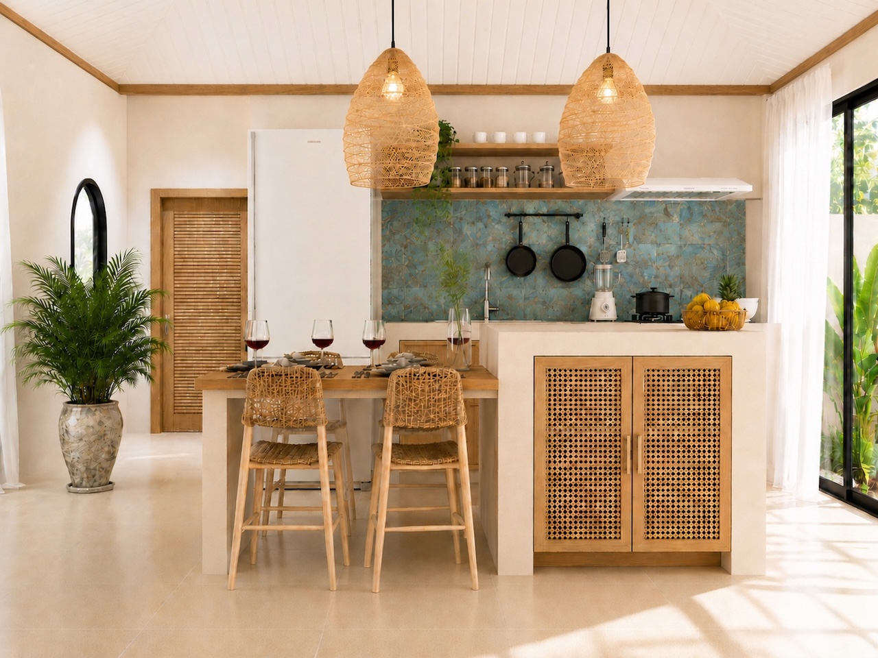 Eden Beach Villas Kitchen